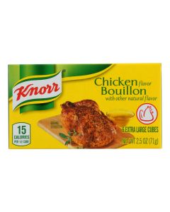 Knorr Bouillon Cubes - Chicken - Extra Large - 2.5 oz - Case of 24