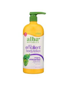 Alba Botanica - Very Emollient Body Lotion - Unscented - 32 fl oz