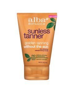 Alba Botanica - Very Emollient Sunless Golden Tanning Natural Formula - 4 oz