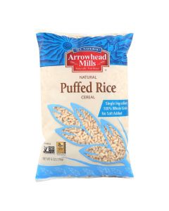 Arrowhead Mills - All Natural Puffed Rice Cereal - Case of 12 - 6 oz.