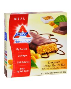 Atkins Advantage Bar Chocolate Peanut Butter - 5 Bars