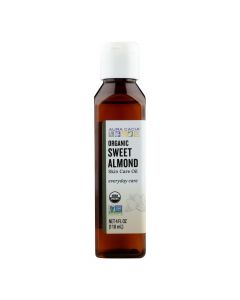 Aura Cacia - Organic Aromatherapy Sweet Almond Oil - 4 fl oz