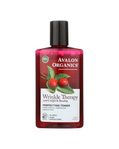 Avalon Organics Wrinkle Therapy with CoQ10 and Rosehip Perfecting Toner - 8 fl oz