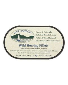 Bar Harbor - Wild Herring Fillets - Cracked Pepper - Case of 12 - 6.7 oz.