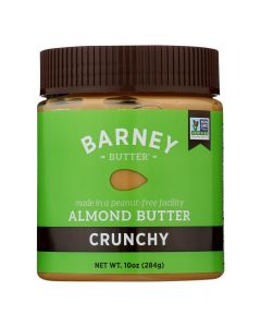 Barney Butter - Almond Butter - Crunchy - Case of 6 - 10 oz.