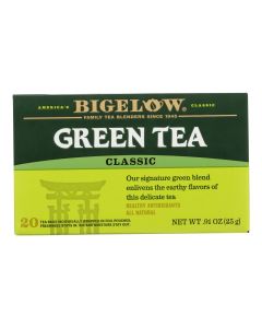 Bigelow Tea Green Tea - Classic - Case of 6 - 20 BAG