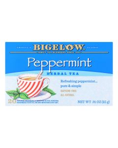 Bigelow Tea Purely Peppermint Tea - Case of 6 - 20 BAG