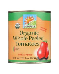 Bionaturae Organic Whole Peeled Tomatoes - Case of 12 - 28.2 oz.