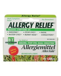 Boericke and Tafel - Allergiemittel AllerAide - 40 Tablets