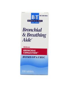 Boericke and Tafel - Bronchitis and Asthma Aide - 100 Tablets