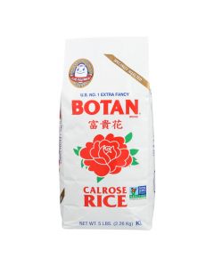 Botan Rice - Rice - Calrose - Case of 8 - 5 lb.