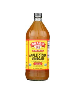 Bragg Apple Cider Vinegar, Raw & Unfiltered  - Case of 3 - 32 FZ