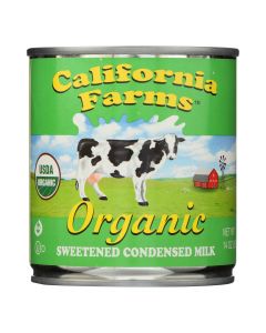 California Farms Condensed Milk - Organic - Sweetened - 14 oz - case of 24