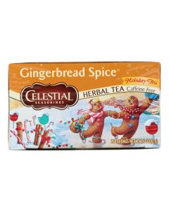 Celestial Seasonings Gingerbread Spice Holiday Tea - Case of 6 - 20 BAG