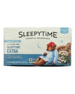 Celestial Seasonings Sleepytime Herbal Tea Caffeine Free - 20 Tea Bags - Case of 6