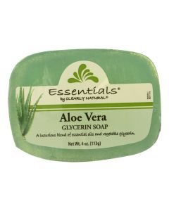 Clearly Natural Glycerine Bar Soap Aloe Vera - 4 oz