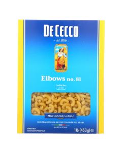 De Cecco Pasta - Elbows Pasta - Case of 20 - 16 oz.