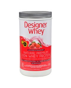 Designer Whey - Protein Powder - Strawberry - 2 lbs