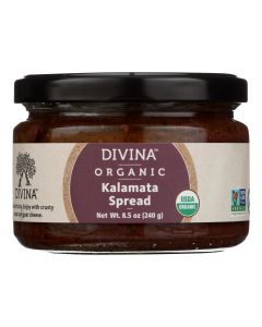 Divina - Organic Kalamata Olive Spread - Case of 6 - 8.5 oz.