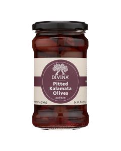 Divina - Organic Pitted Kalamata Olives - Case of 6 - 6 oz.