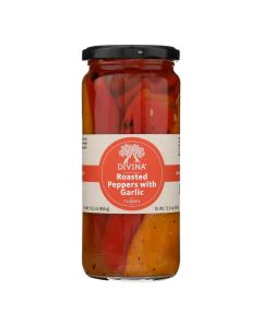 Divina - Roasted Red and Yellow Peppers with Garlic - Case of 6 - 13 oz.