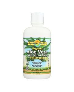 Dynamic Health Organic Aloe Vera Juice with Micro Pulp - 32 fl oz