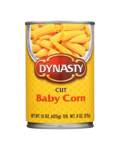 Dynasty Baby Corn - Cut - Case of 12 - 15 oz.