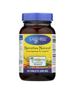 Earthrise Spirulina - 500 mg - 90 Tablets
