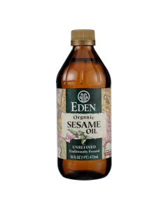 Eden Foods 100% Organic Sesame Oil - Case of 12 - 16 fl oz