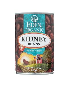 Eden Organic Kidney Beans  - Case of 6 - 15 OZ