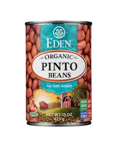 Eden Organic Pinto Beans  - Case of 6 - 15 OZ