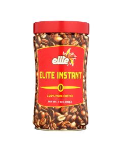 Elite Pure Instant Coffee  - Case of 12 - 7 OZ
