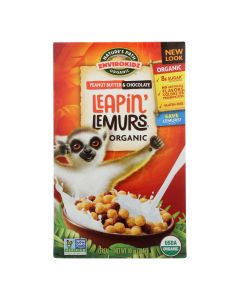 Envirokidz - Leapin' Lemurs Cereal - Peanut Butter and Chocolate - Case of 12 - 10 oz.