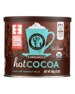 Equal Exchange Organic Hot Cocoa - Case of 6 - 12 oz.