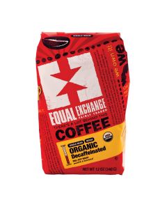 Equal Exchange Organic Whole Bean Coffee - Decaf - Case of 6 - 12 oz.