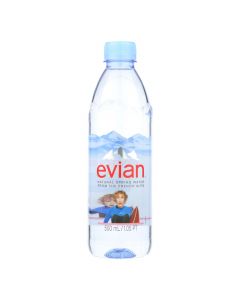 Evians Spring Water Spring Water Plastic - Water - Case of 24 - 500 ml