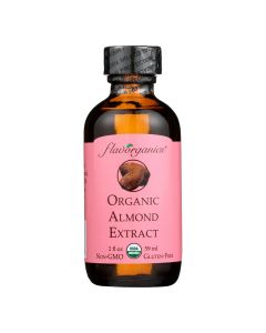 Flavorganics Extract - Organic - Almond - 2 oz - case of 12
