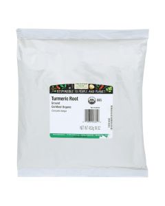 Frontier Herb Turmeric Root Organic Powder Ground - Single Bulk Item - 1LB