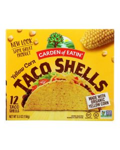 Garden of Eatin' Yellow Corn Taco Shells - Taco Shells - Case of 12 - 5.5 oz.