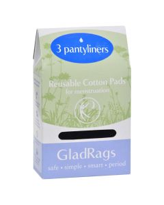 Gladrags Color Pantyliner Regular Cotton - 3 Pack