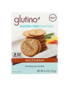 Glutino Multigrain Crackers - Case of 6 - 4.4 oz.