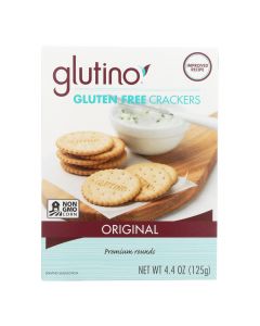 Glutino Original Crackers - Case of 6 - 4.4 oz.