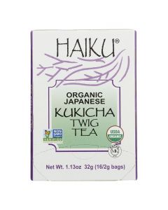 Haiku Tea - Organic - Kukicha Twig - 16 bags - case of 6