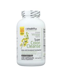 Health Plus - Super Colon Cleanse - 500 mg - 240 Capsules