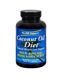 Health Support Coconut Oil Diet - 120 Softgels