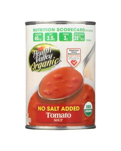 Health Valley Organic Soup - Tomato No Salt Added - Case of 12 - 15 oz.