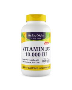 Healthy Origins Vitamin D3 - 10000 IU - 360 Softgels