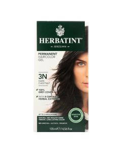 Herbatint Permanent Herbal Haircolour Gel 3N Dark Chestnut - 135 ml