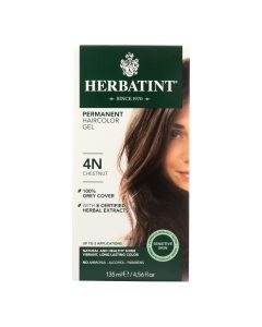 Herbatint Permanent Herbal Haircolour Gel 4N Chestnut - 135 ml