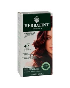 Herbatint Permanent Herbal Haircolour Gel 4R Copper Chestnut - 135 ml